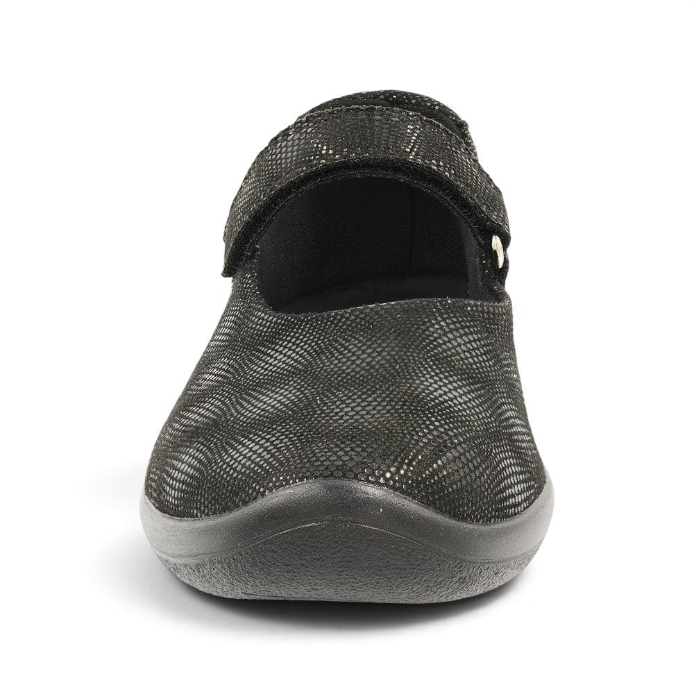 Arcopedico Women's Estrela Flat - Black Stardust