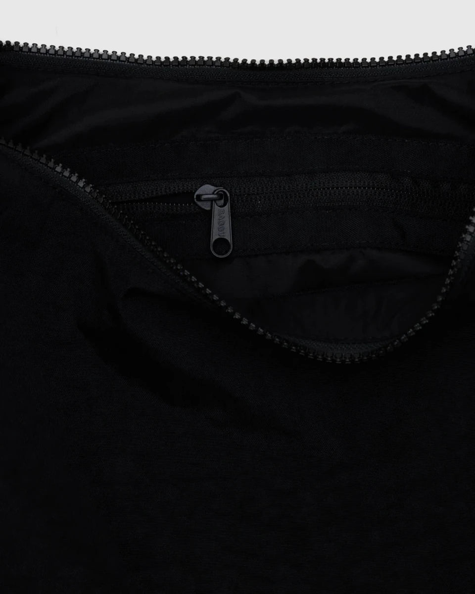 Baggu Medium Nylon Crescent Bag - Black