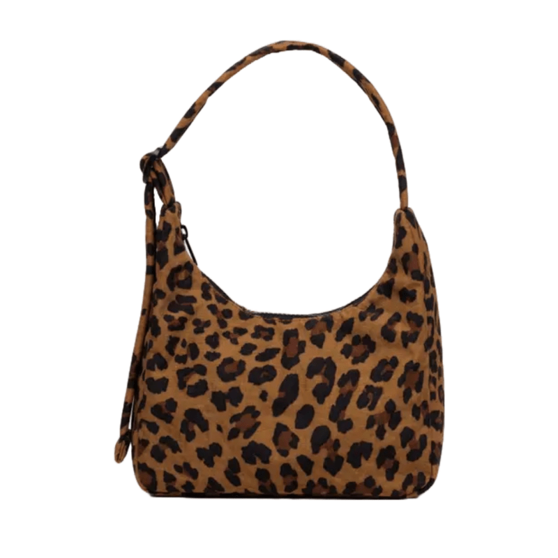 Baggu Mini Nylon Shoulder Bag - Leopard