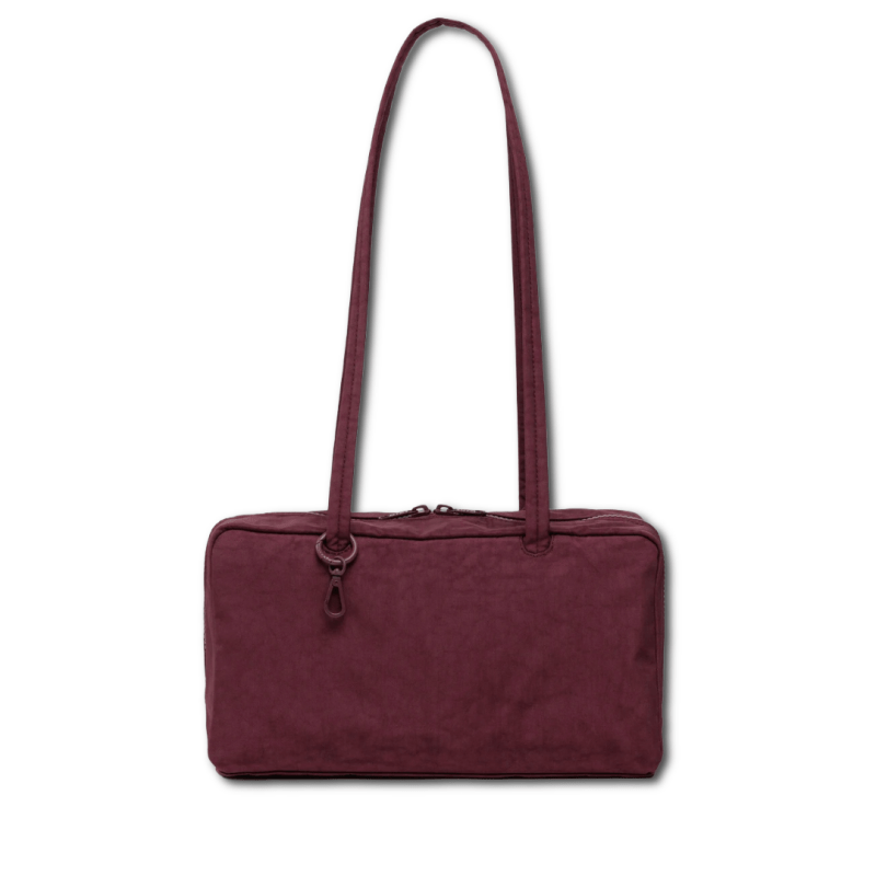 Baggu Nylon Bowler Bag - Mahogany