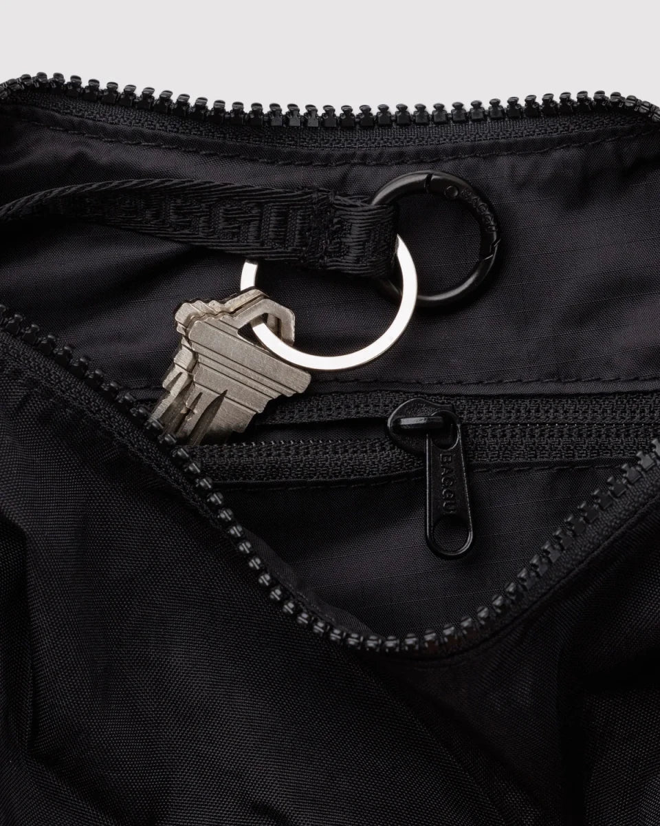 Baggu Small Nylon Crescent Bag - Black
