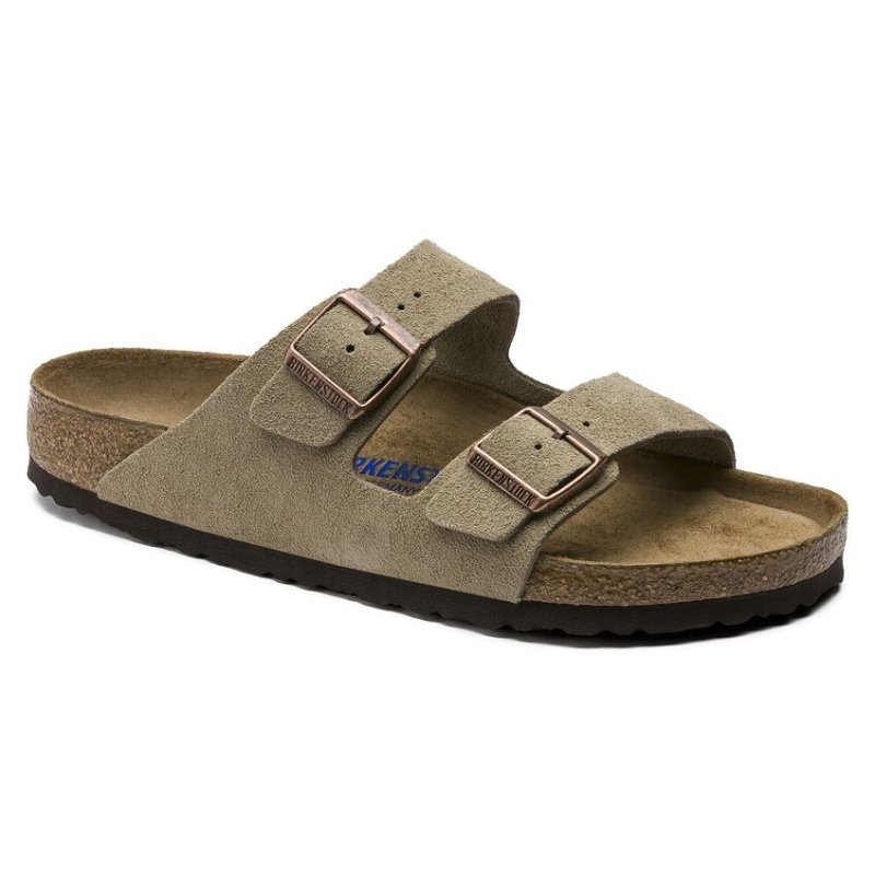 Seliga ShoesBirkenstock Arizona Soft Footbed - Taupe Suede