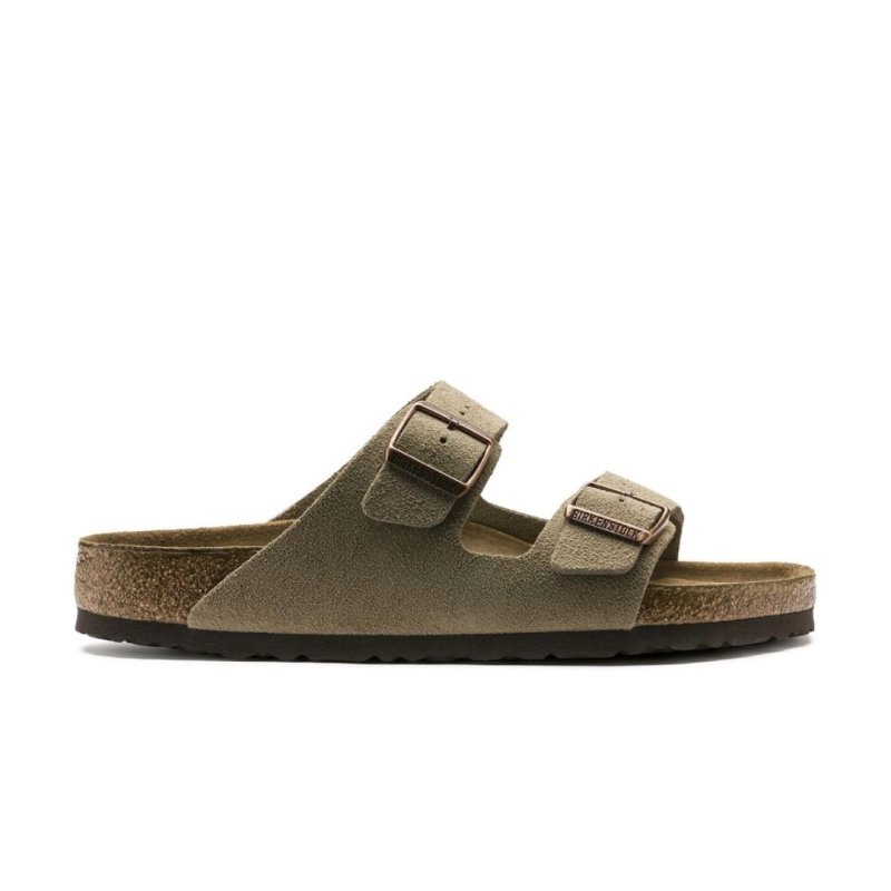 Seliga ShoesBirkenstock Arizona Soft Footbed - Taupe Suede