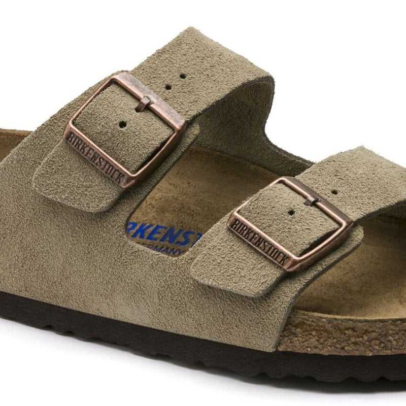 Seliga ShoesBirkenstock Arizona Soft Footbed - Taupe Suede