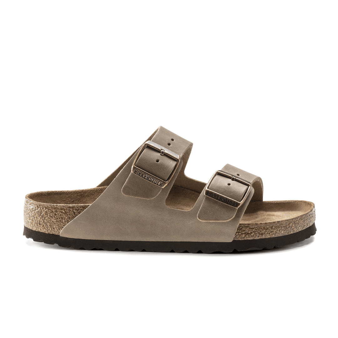 Birkenstock Arizona Soft Footbed Two Strap Sandals - Tobacco Oiled Leather