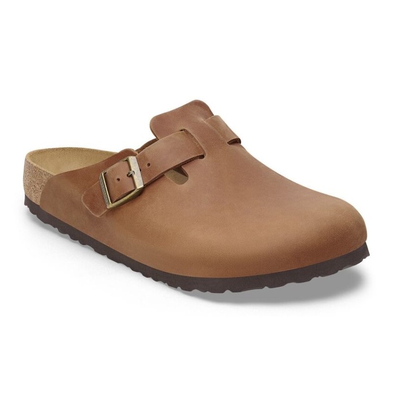 Birkenstock Boston - Cognac Oiled Leather
