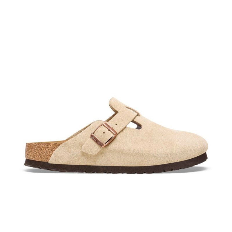 Seliga ShoesBirkenstock Boston - Latte Cream Suede