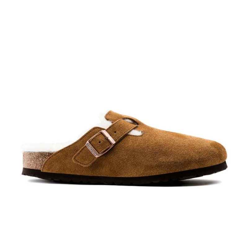 Seliga ShoesBirkenstock Boston Shearling - Mink Suede