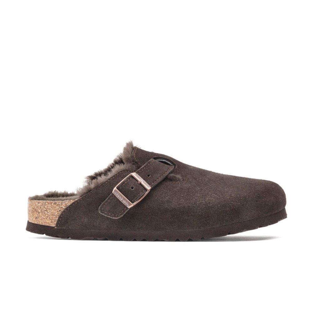 Seliga ShoesBirkenstock Boston Shearling - Mocha Suede