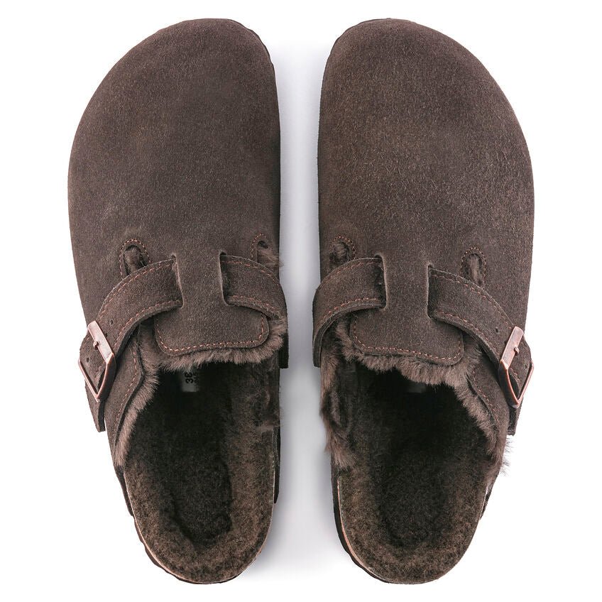 Seliga ShoesBirkenstock Boston Shearling - Mocha Suede