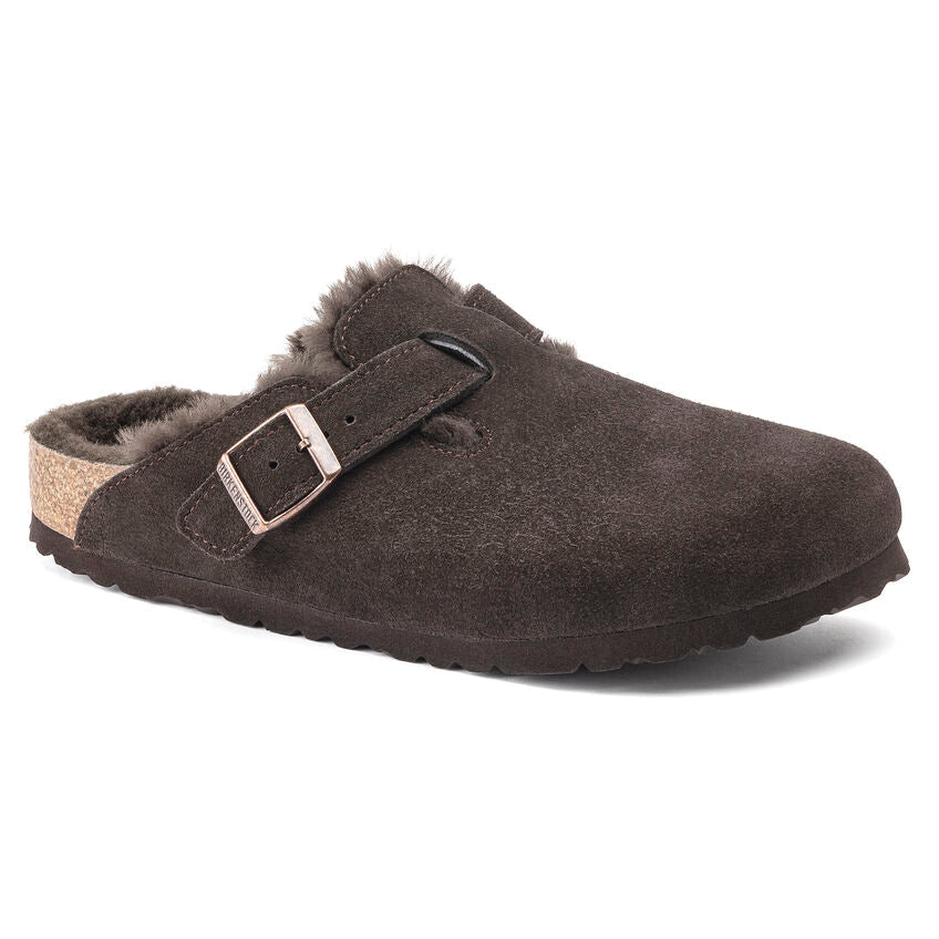 Seliga ShoesBirkenstock Boston Shearling - Mocha Suede