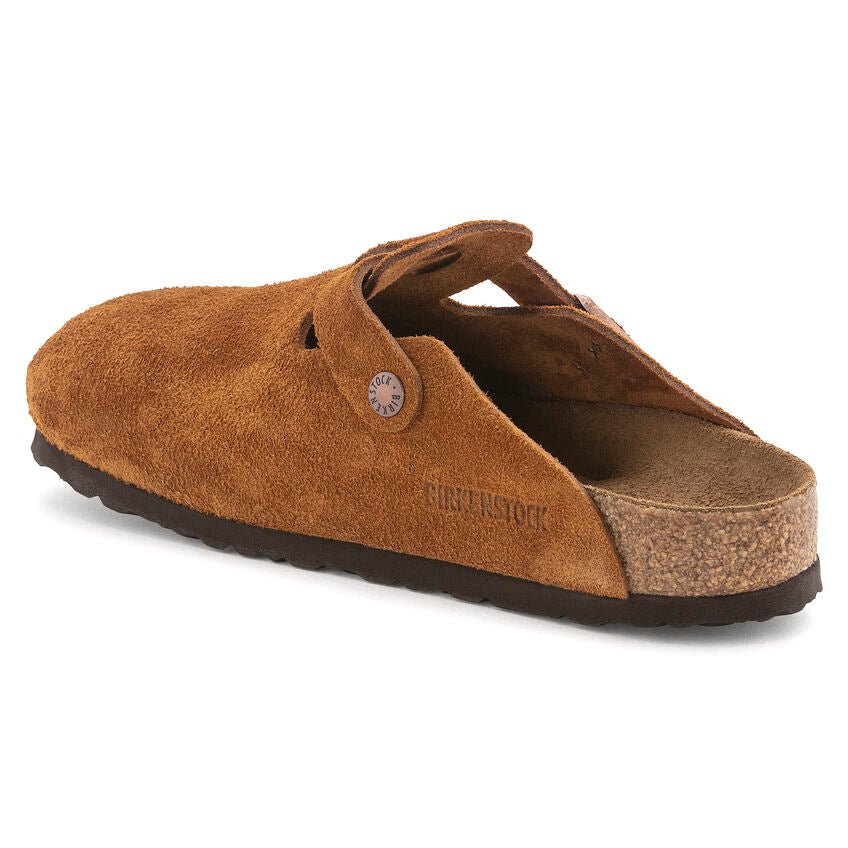 Seliga ShoesBirkenstock Boston Soft Footbed - Mink Suede