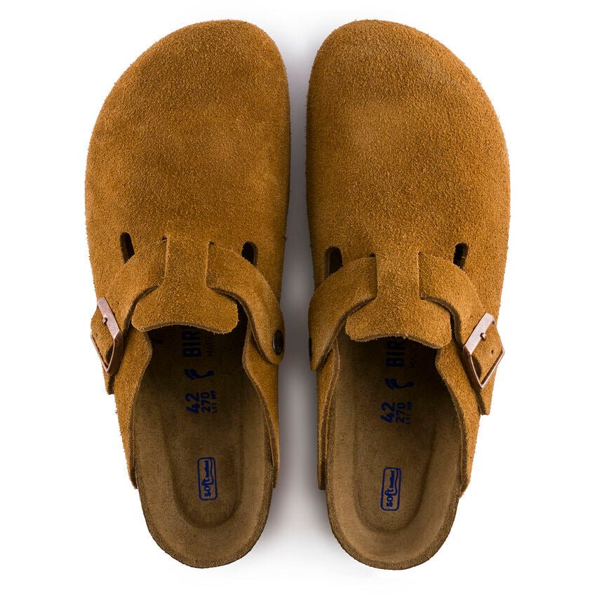 Seliga ShoesBirkenstock Boston Soft Footbed - Mink Suede