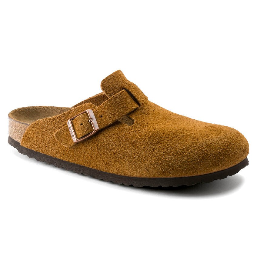 Seliga ShoesBirkenstock Boston Soft Footbed - Mink Suede