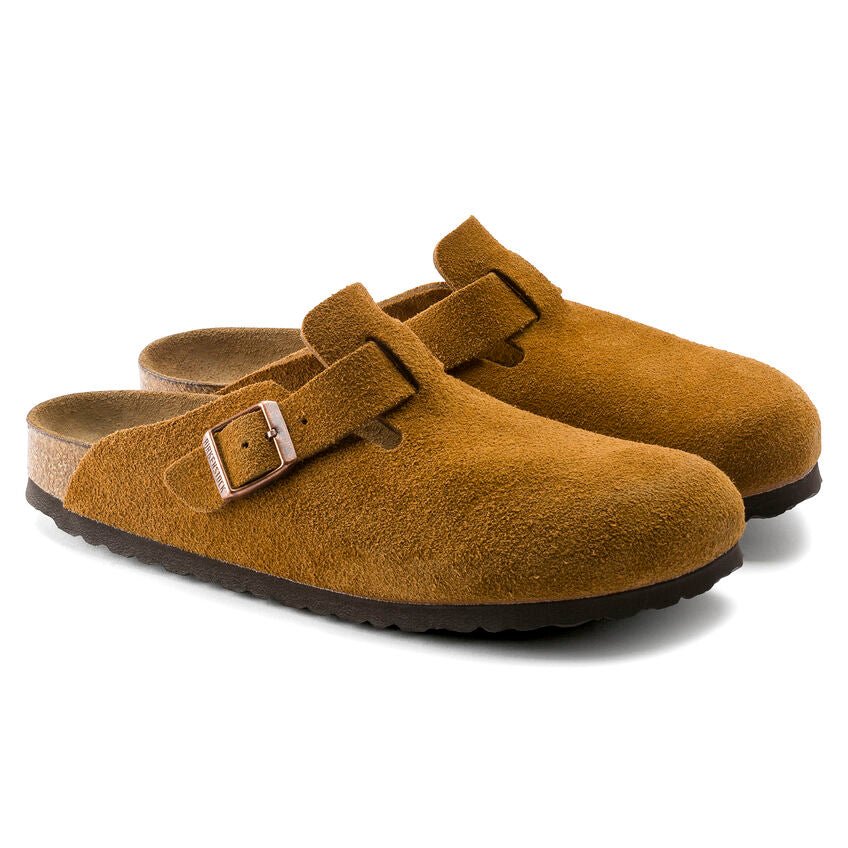 Seliga ShoesBirkenstock Boston Soft Footbed - Mink Suede
