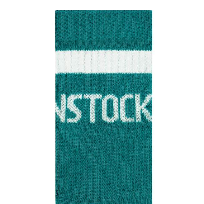 Birkenstock Cotton Crew Stripe Socks - Green