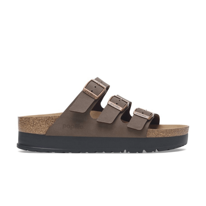 Birkenstock Florida Vegan Platform - Mocha Birkibuc