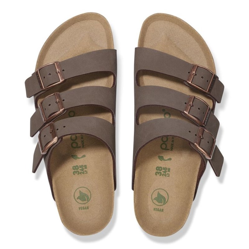 Birkenstock Florida Vegan Platform - Mocha Birkibuc