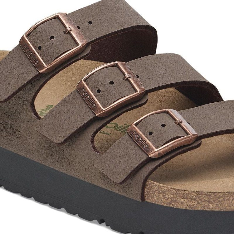 Birkenstock Florida Vegan Platform - Mocha Birkibuc
