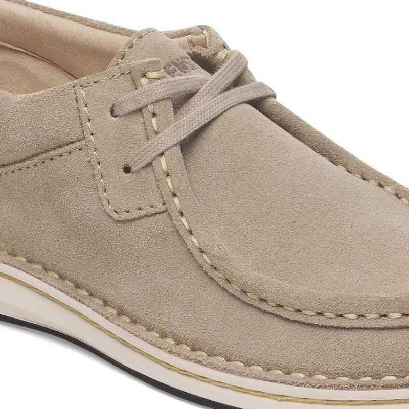 Birkenstock Pasadena Lace - Up Shoes - Taupe Suede