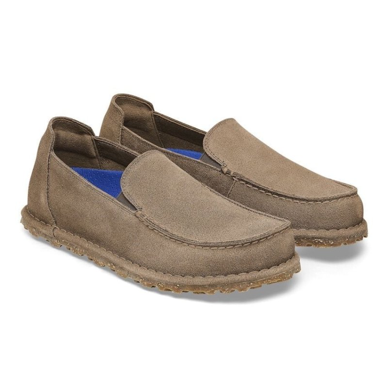 Birkenstock Utti Loafer - Gray Taupe Suede