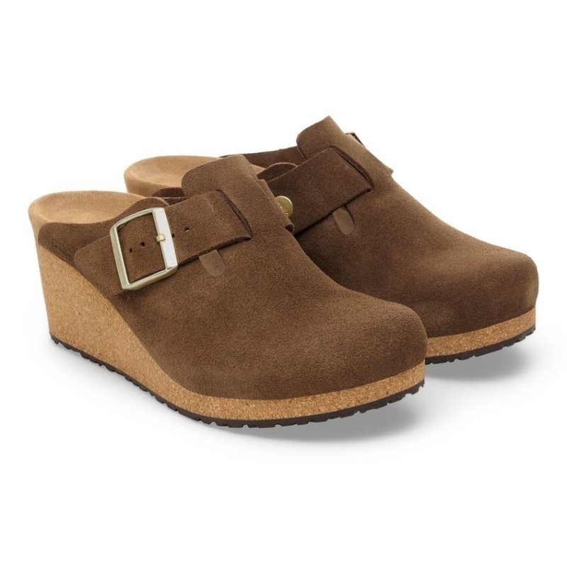 Birkenstock Women's Papillio Fanny - Dark Tea Suede