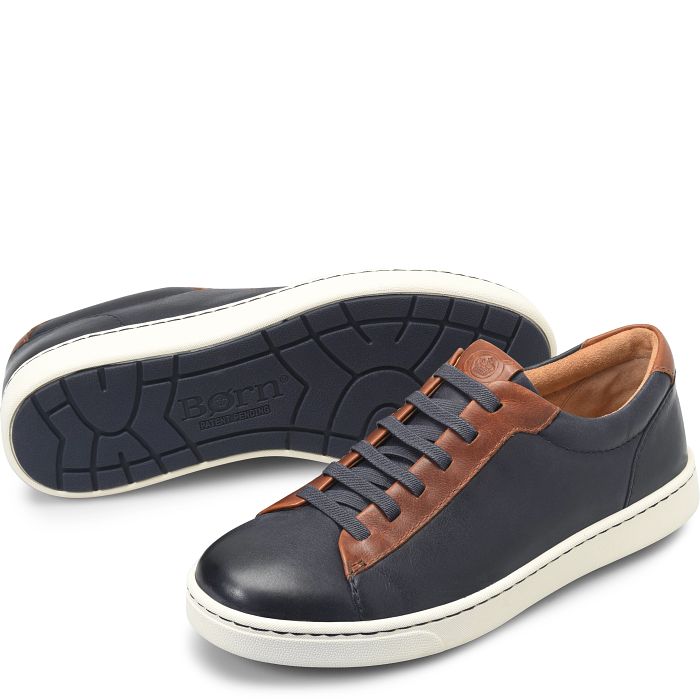 Born Men's Allegheny Slip - On - Navy/British Tan