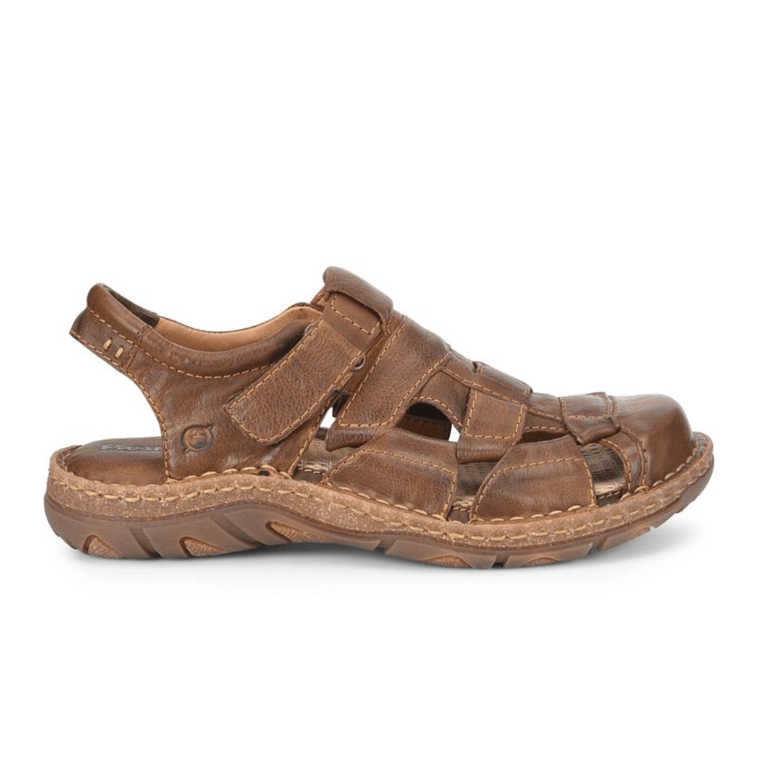 Born Men's Cabot III Sandal - Amber Brown
