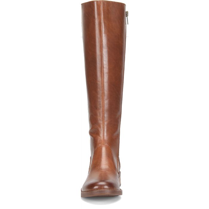 Born Women's Campbell Tall Boot - Tan (Brown) Full Grain Leather