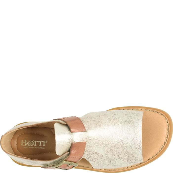 Born Women's Ivey - Light Gold Panna Cotta (Metallic)