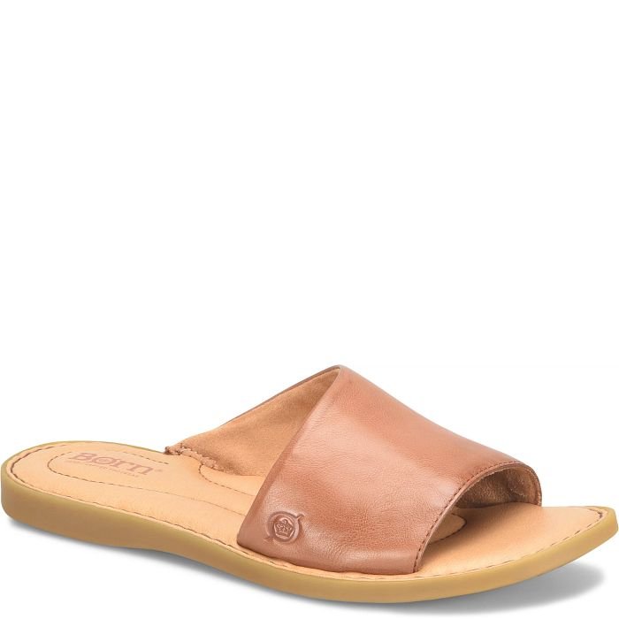 Born Women's Izabel Slide Sandal - Brown