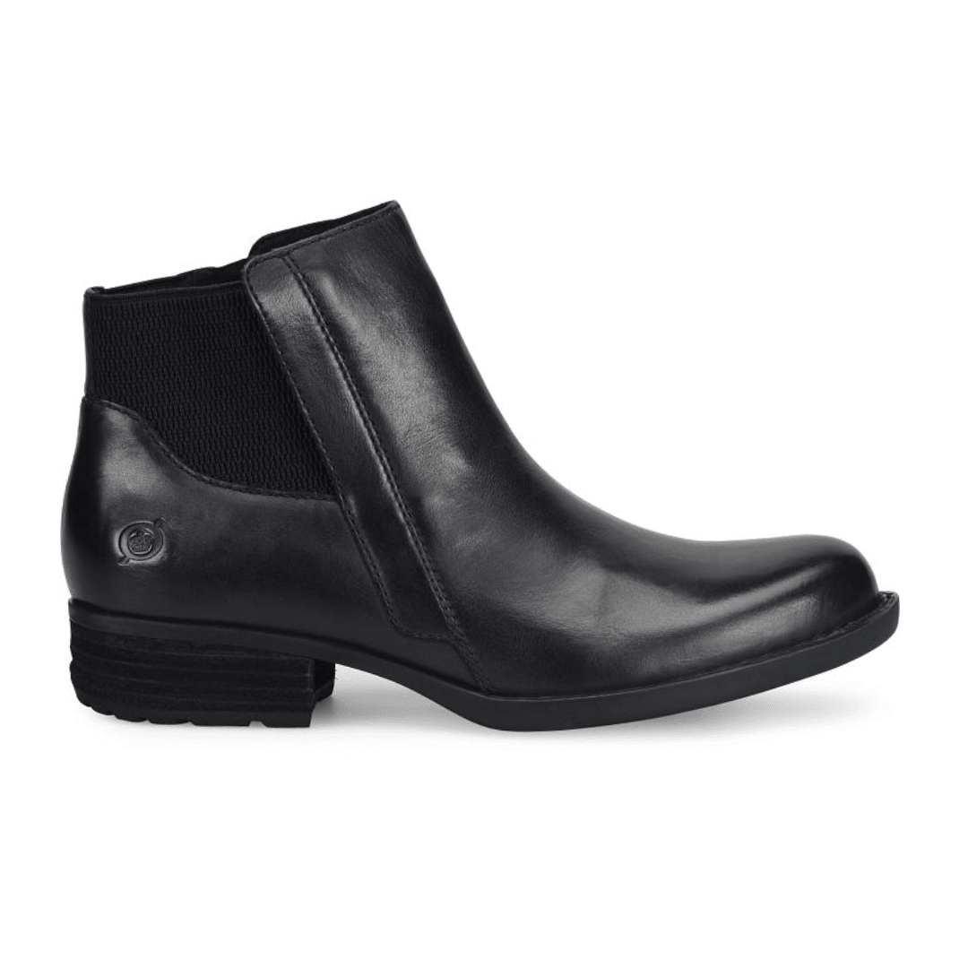 Born Women's Kendyl Chelsea Boot - Black Leather