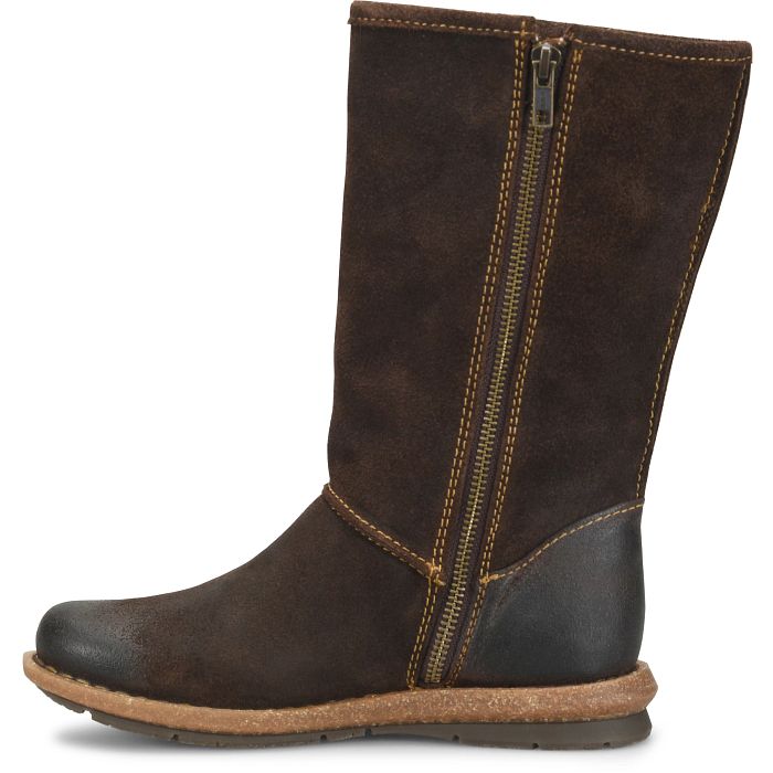Born Women's Salee Mid-Calf Boots - Chocolate Distressed