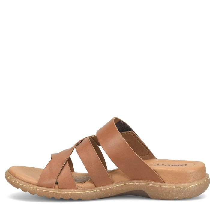 Born Women's Shawna Slide Sandal - Brown