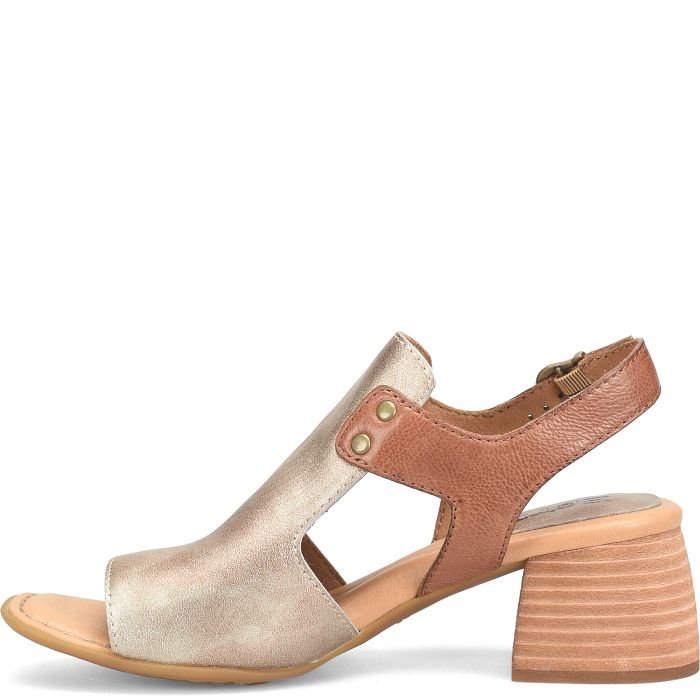 Born Women's Sylvie - Light Gold Metallic/Brown