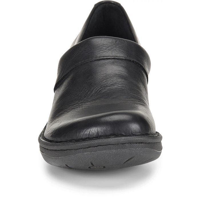 Born Women's Toby Duo Clog - Black Leather