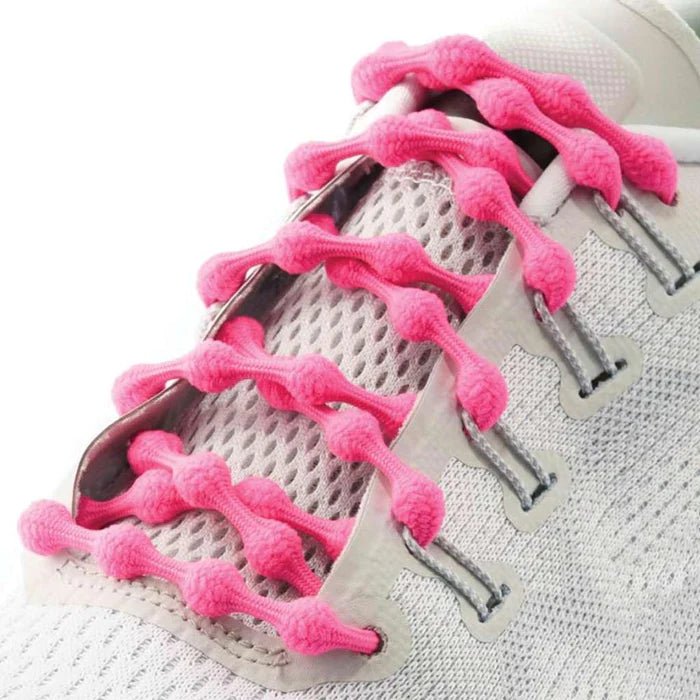 Caterpy Run No - Tie Shoelaces - Flamingo Pink