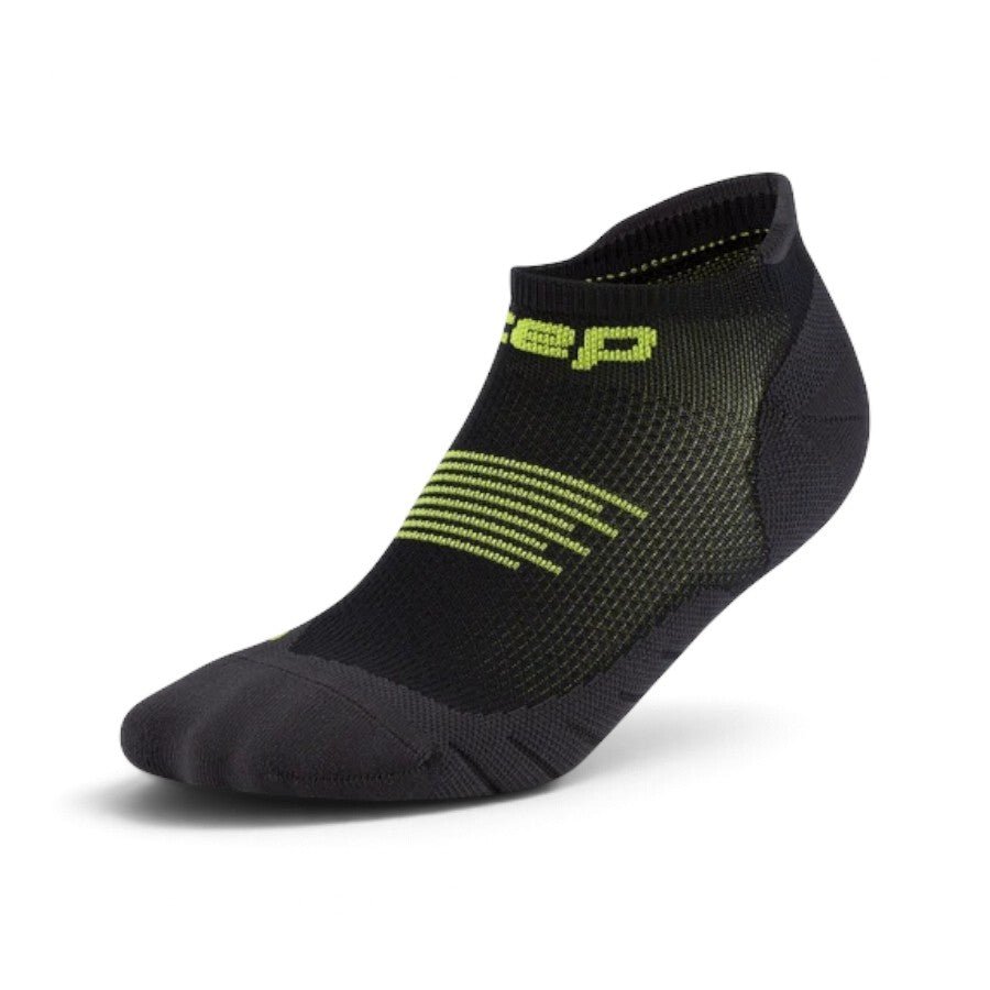 CEP Core Run No Show Socks 5.0 - Black/Lime