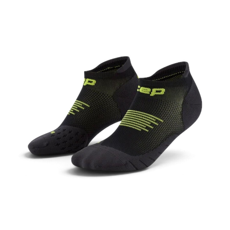 CEP Core Run No Show Socks 5.0 - Black/Lime