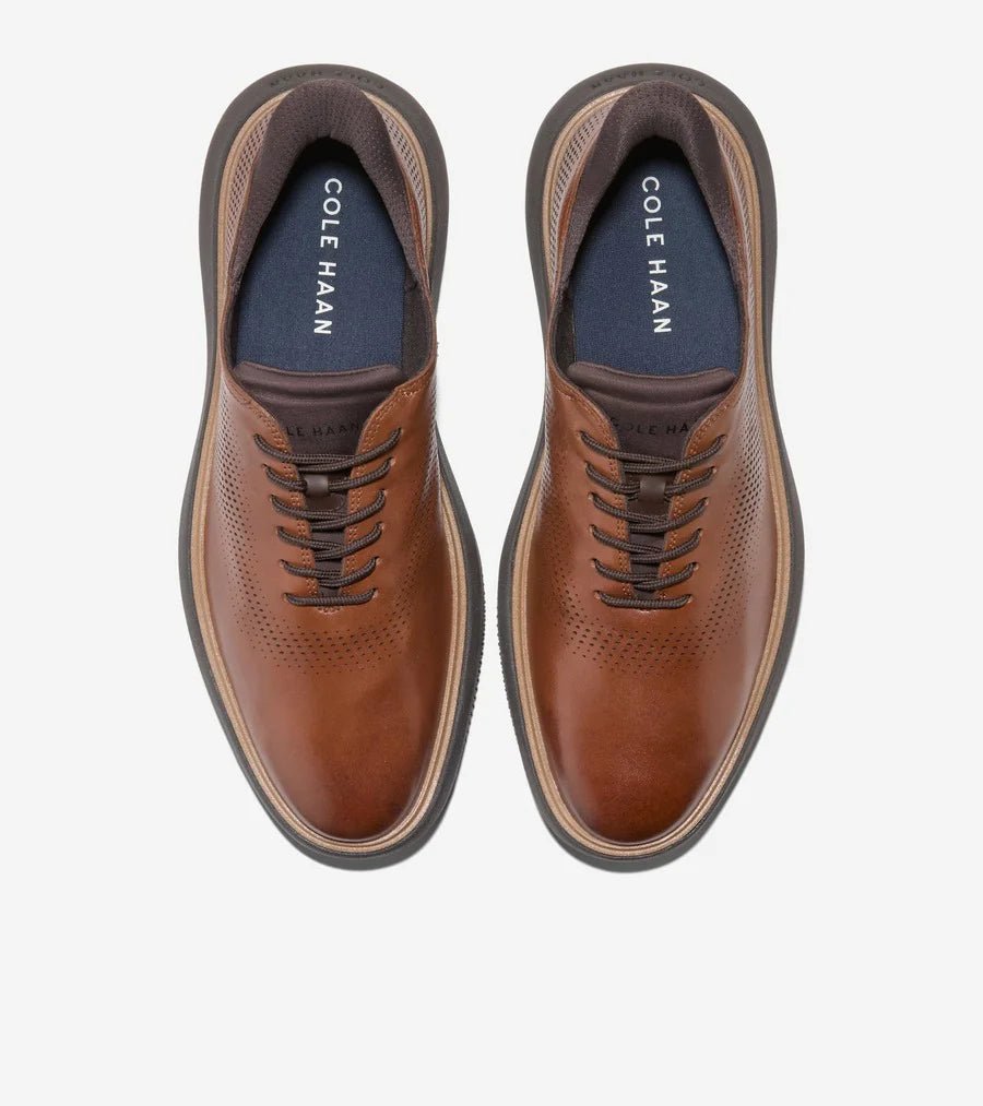 Cole Haan Men's Grand Phaze Laser Quick - On Oxfords - British Tan/Natural/Java