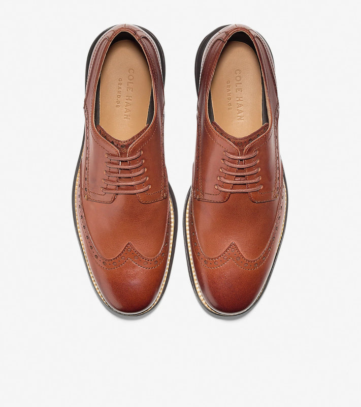Seliga ShoesCole Haan Men's OriginalGrand Wingtip - Woodbury/Java