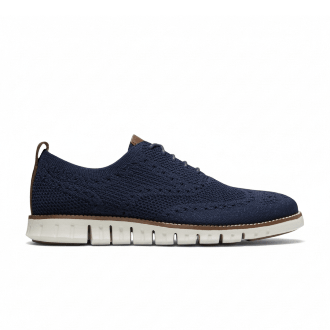Cole Haan Men's Zerogrand Wingtip C24947 - Marine Blue Stitchlite/Ivory