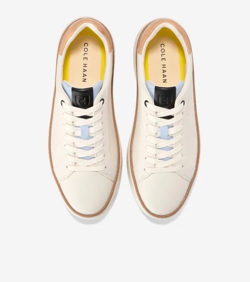 Cole Haan Women's Grandpro Topspin - Ivory/Biscuit/Blue