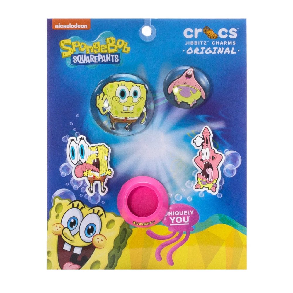 Crocs Jibbitz Spongebob Bubble 5 Pack Charms