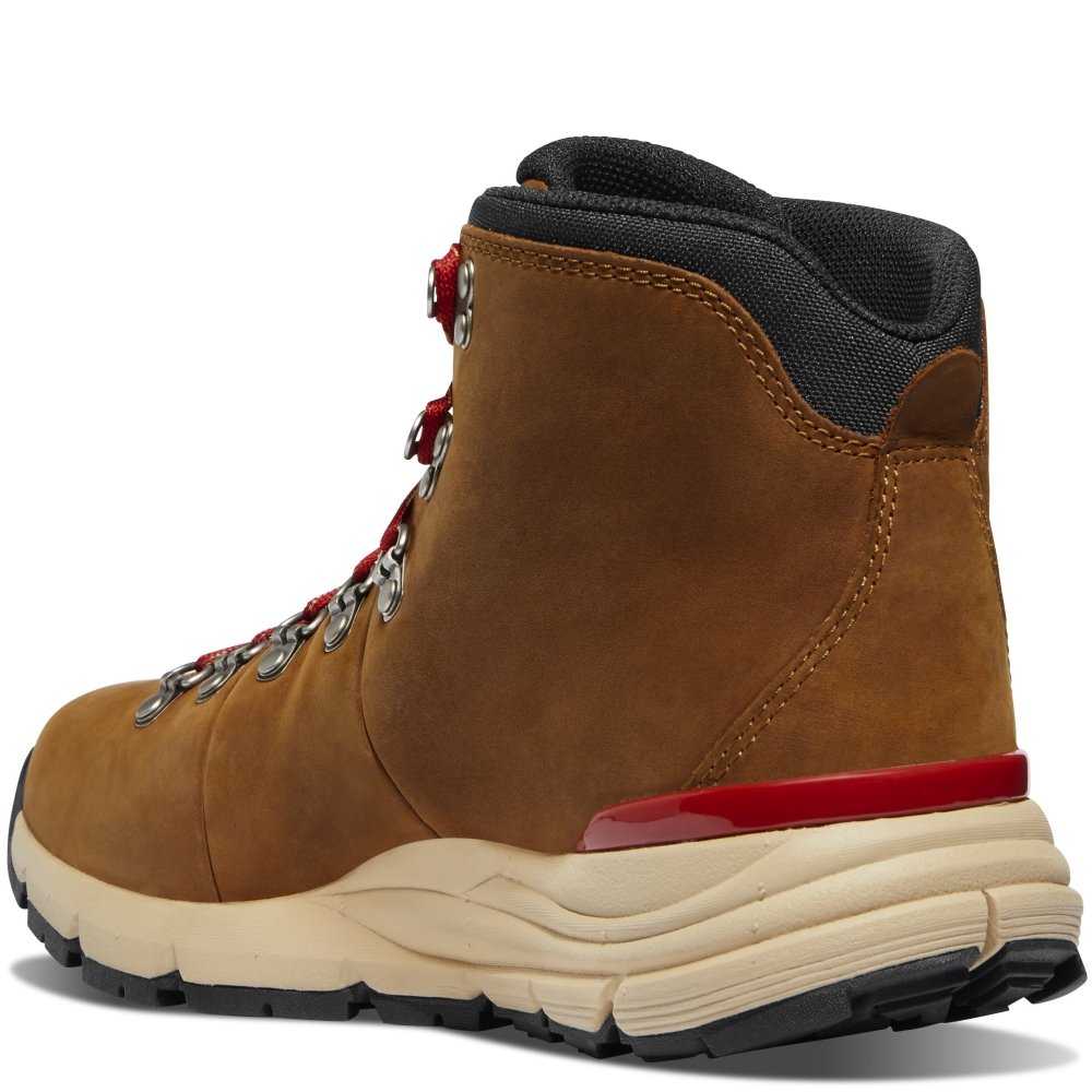 Seliga ShoesDanner Men's Mountain 600 Leaf GTX - Grizzly Brown/Rhodo Red