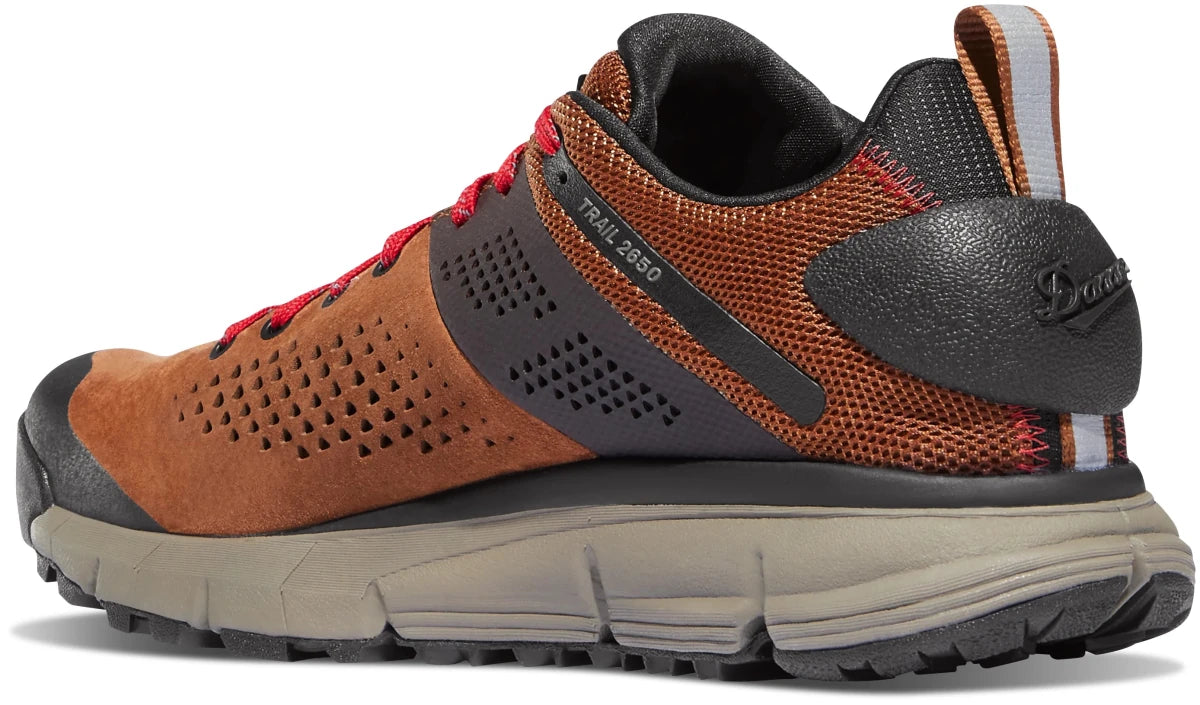 Danner Men's Trail 2650 Hiking Shoe - Brown/Red