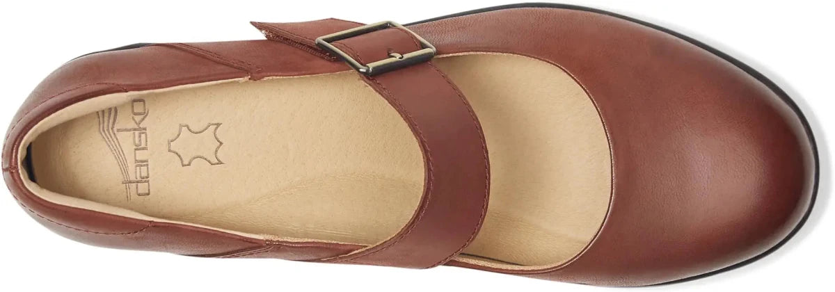 Dansko Women's Collette Mary Jane - Russet Burnished Nubuck