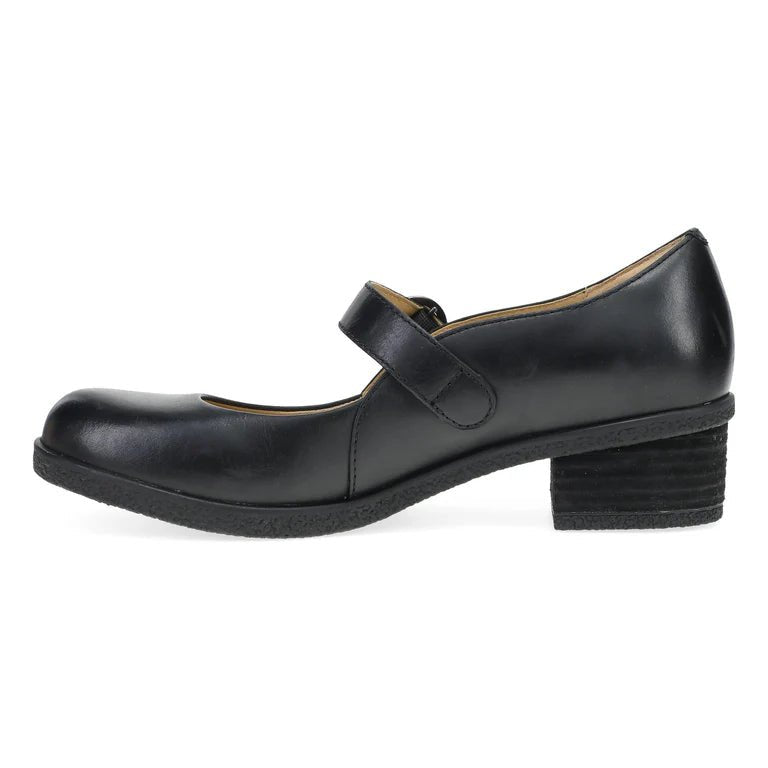 Dansko Women's Dierdra - Black Waterproof Burnished
