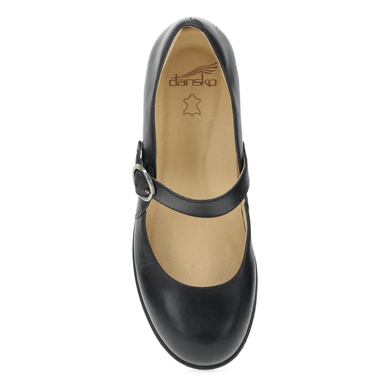Dansko Women's Dierdra - Black Waterproof Burnished
