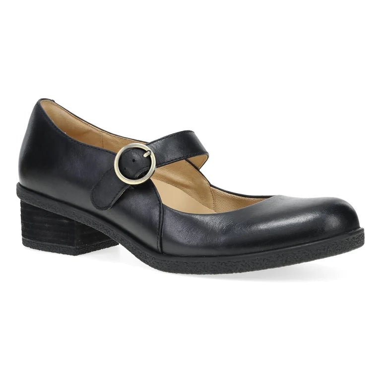 Dansko Women's Dierdra - Black Waterproof Burnished